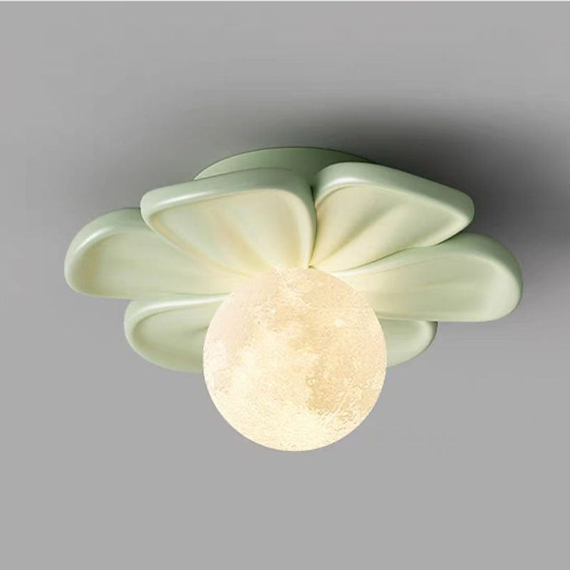 Modern Resin Flower Ceiling Light
