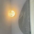 Moderne Glaskugel Wandleuchte