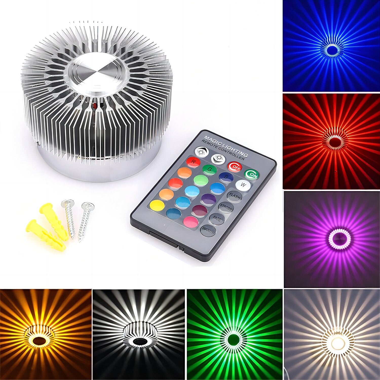 Modern Metal Cylinder Wall Light