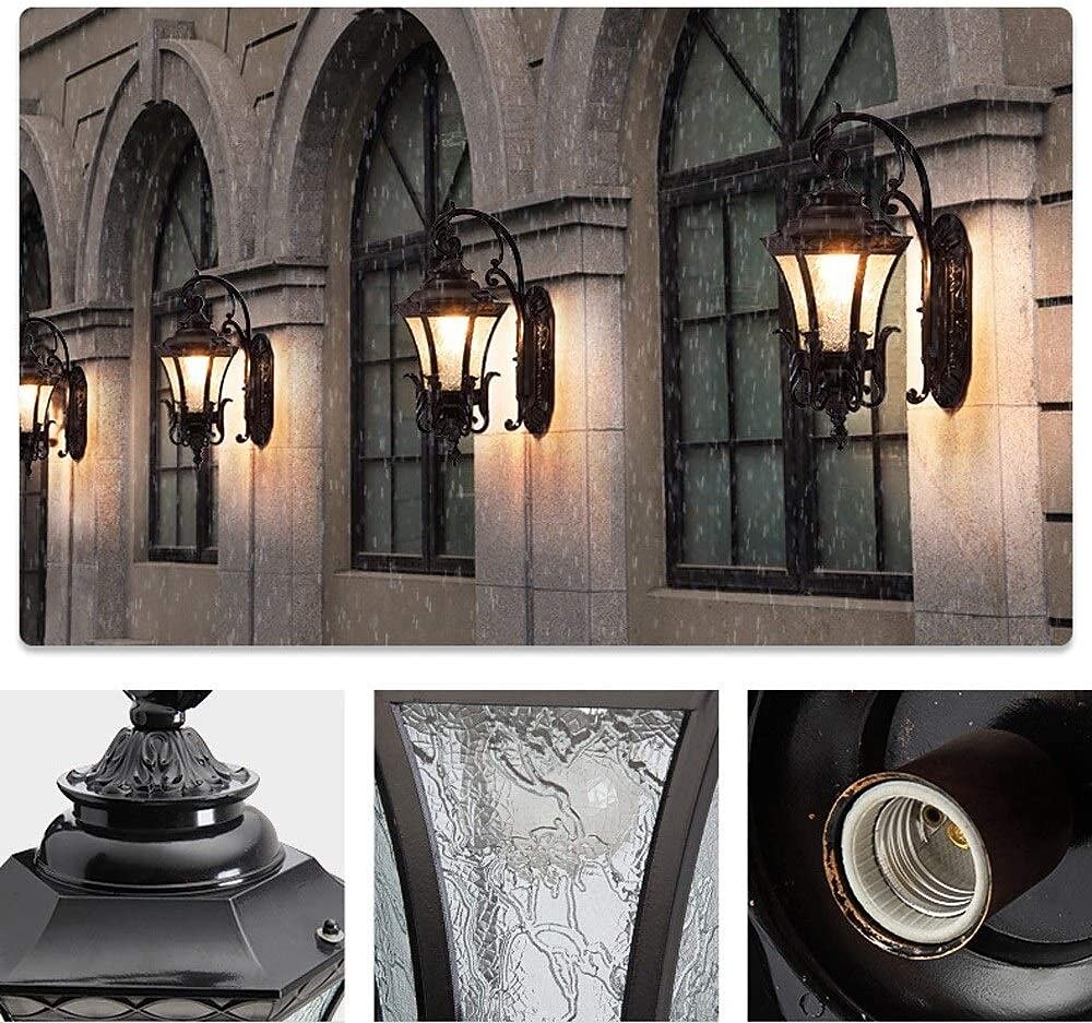 Vintage Glass Lantern Wall Light