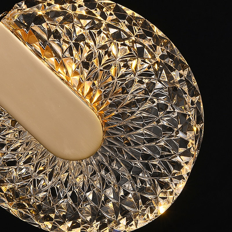 Glam Glass Ring Pendant Light