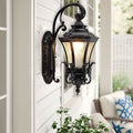 Vintage Glass Lantern Wall Light