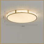 Nowoczesna metalowa bębnowa lampa sufitowa