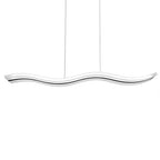 Moderne Acryl-Wellen-Pendelleuchte