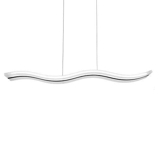 Modern Acrylic Wave Pendant Light