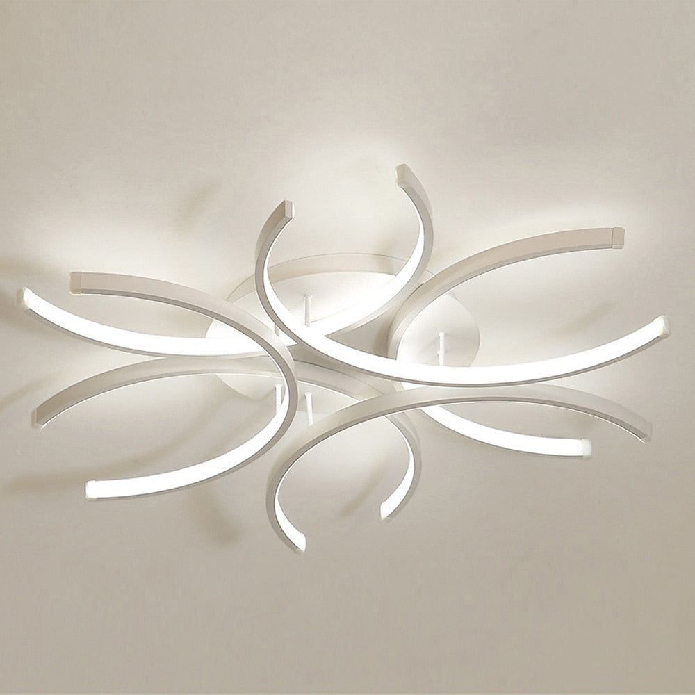 Modern Metal Flower Ceiling Light