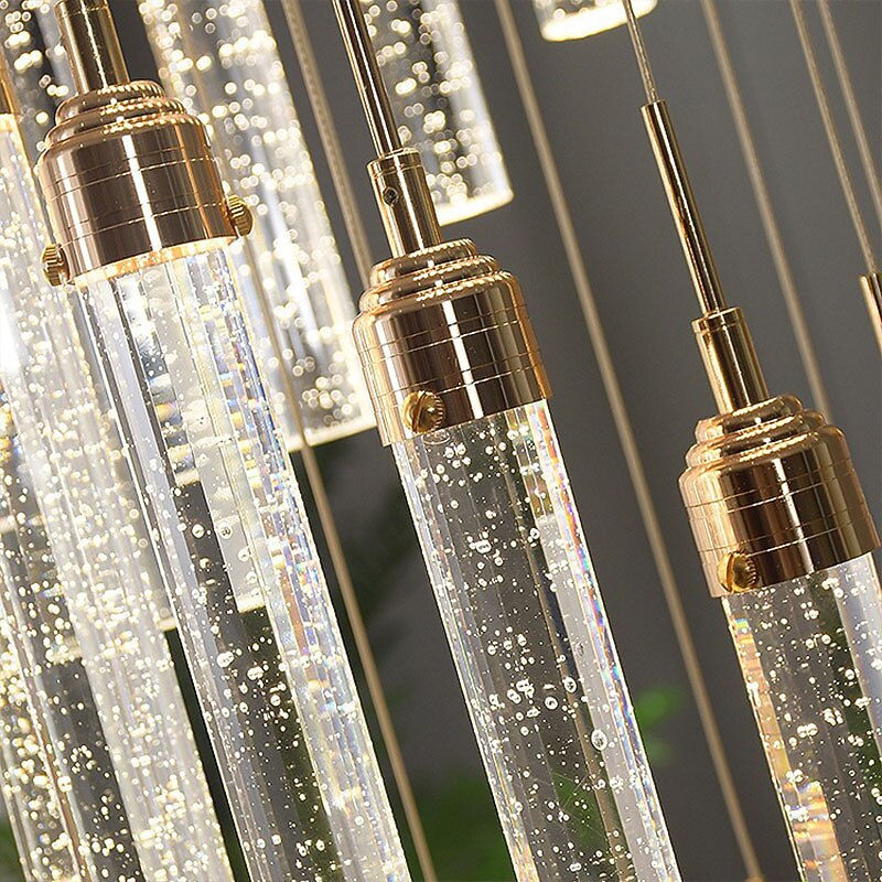 Glam Crystal Cascade Chandelier