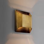 Moderne rechteckige Wandleuchte aus Metall
