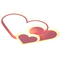 Modern Metal Heart Ceiling Light