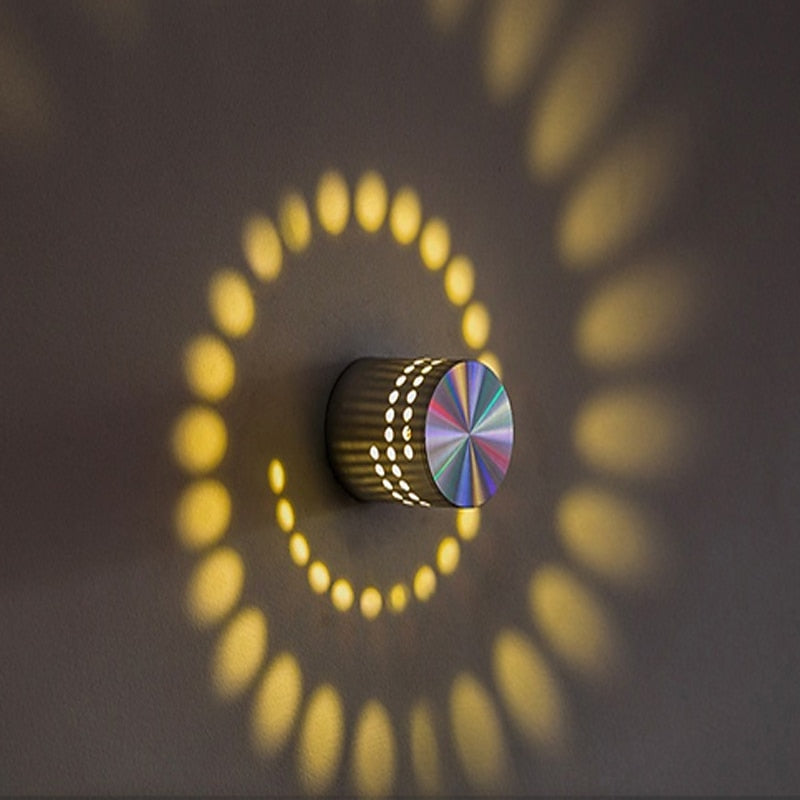 Modern Metal Cylinder Wall Light