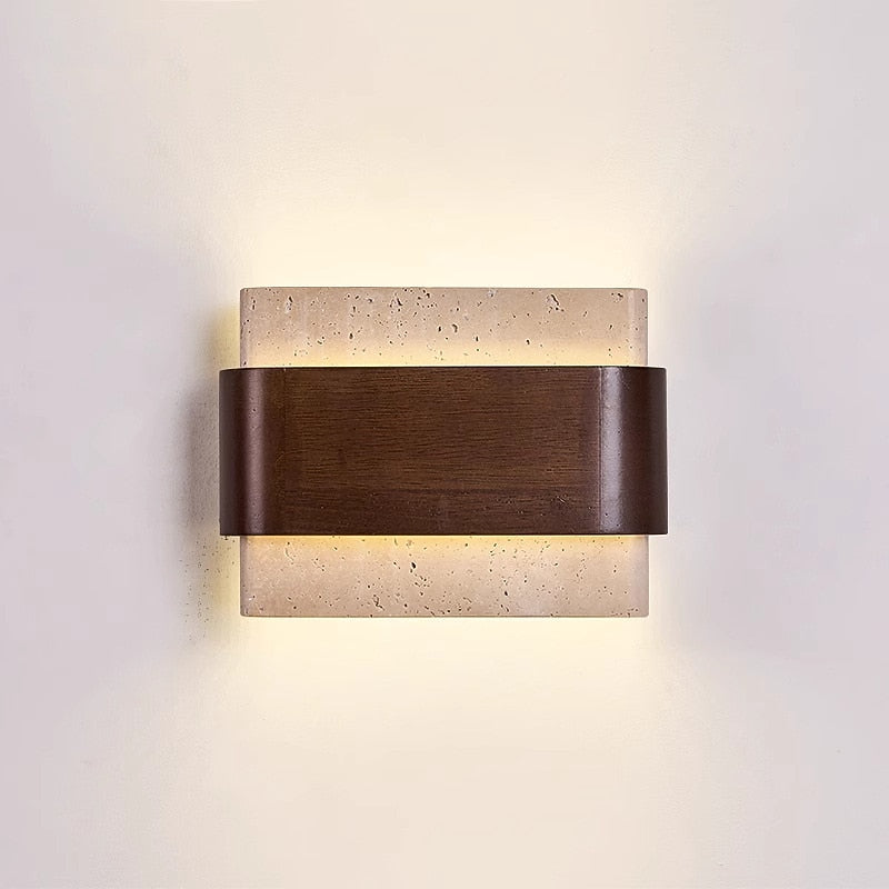 Wabi-Sabi Metal Rectangle Wall Light