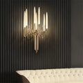 Modern Crystal Candelabra Wall Light