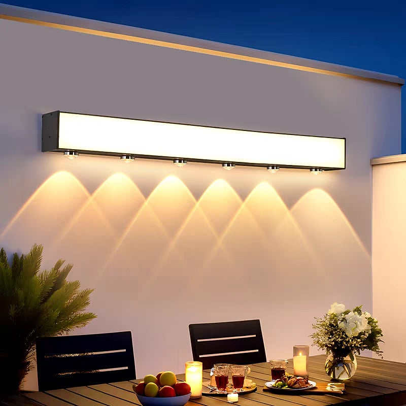 Modern Metal Linear Wall Light