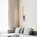 Wabi-Sabi Travertine Linear Wall Light