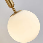 Moderne Glaskugel Wandleuchte