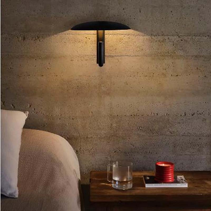 Modern Metal Mushroom Wall Light