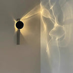 Glam-Metal-Wandleuchte „Sunburst“