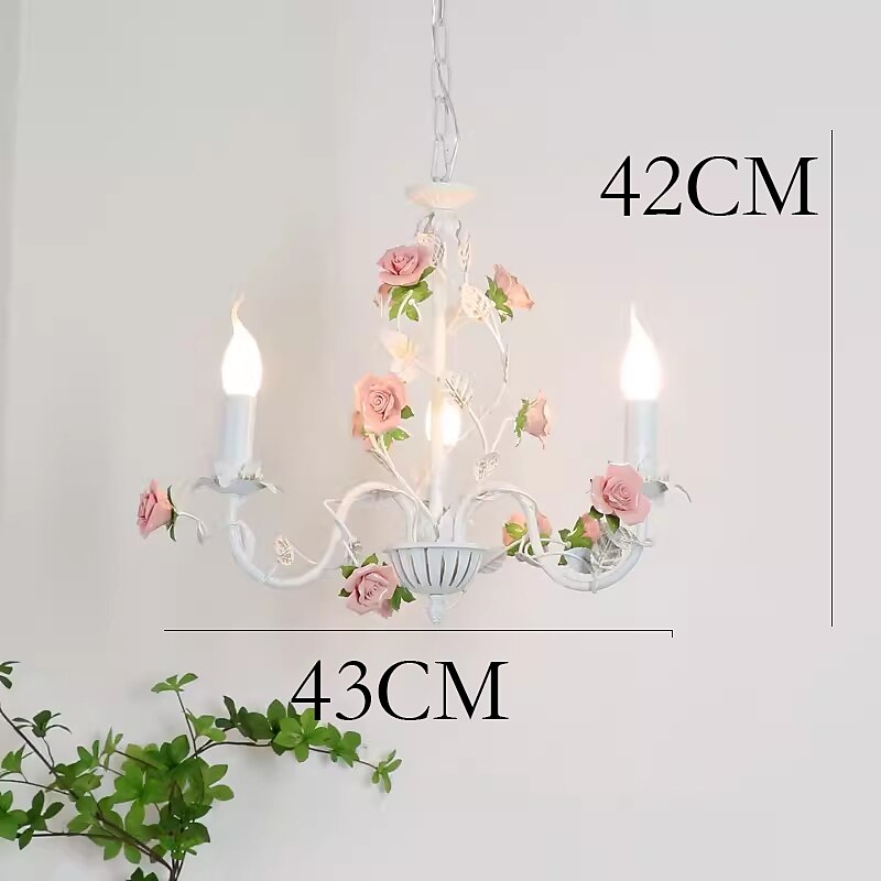 Rustic Metal Candelabra Chandelier