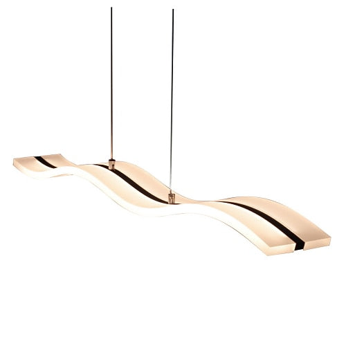Modern Acrylic Wave Pendant Light