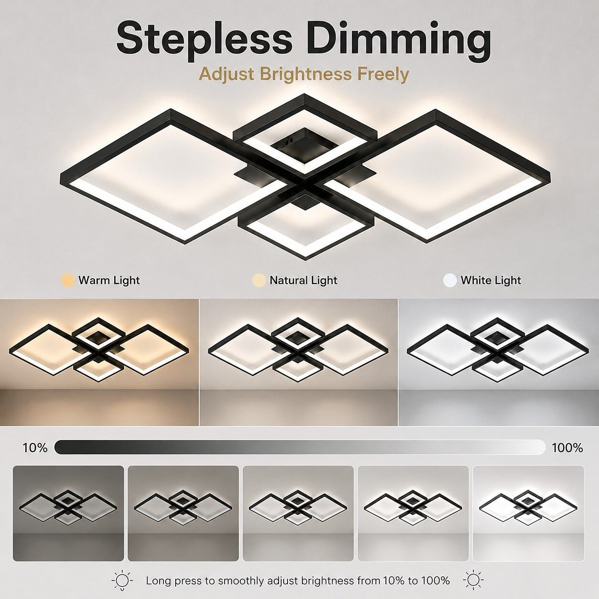 Modern Acrylic Linear Ceiling Light
