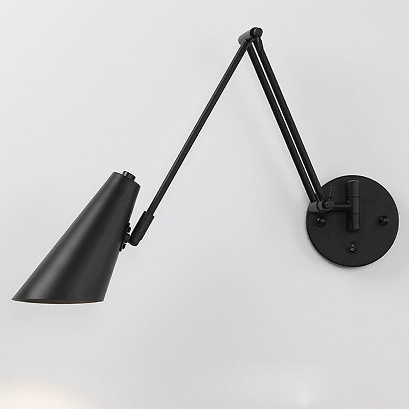 Industrial Metal Swing-Arm Wall Light