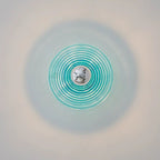 Moderne Glas-Scheiben-Wandleuchte