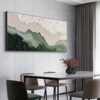 Neutral Tone 3D Textured Abstract Painting