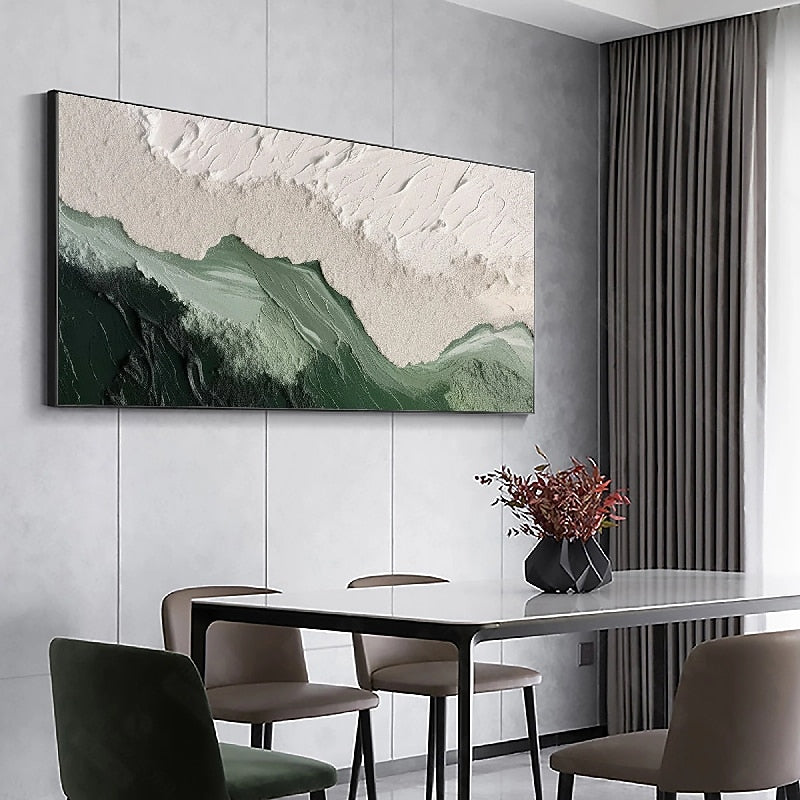 Neutral Tone 3D Textured Abstract Painting