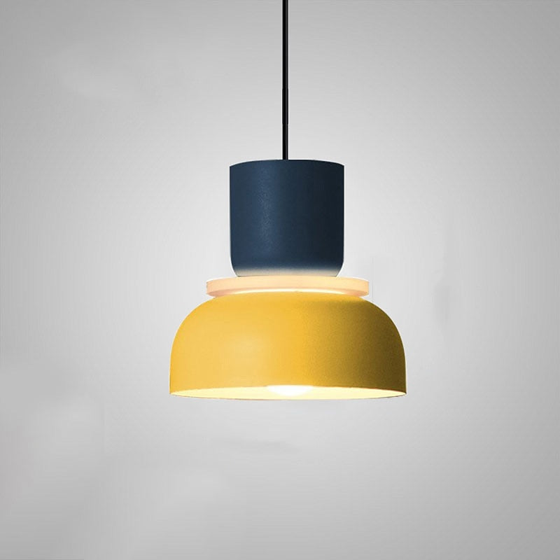 Modern Metal Cylinder Pendant Light
