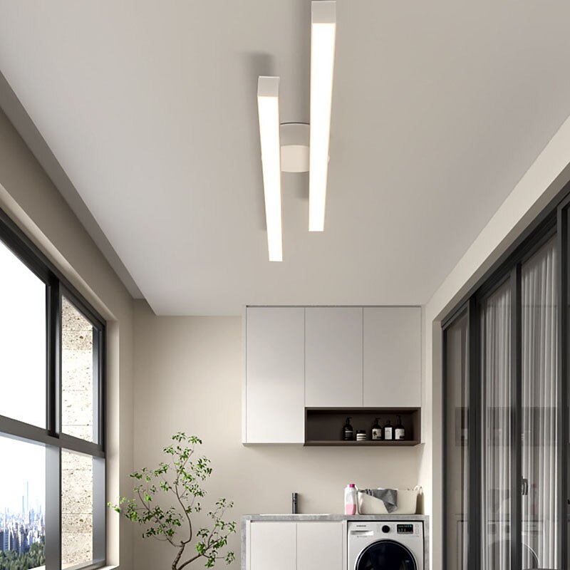 Modern Metal Linear Ceiling Light