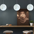 Modern Metal Moon Ceiling Light