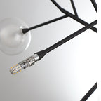 Moderner Metall-Sputnik-Kronleuchter