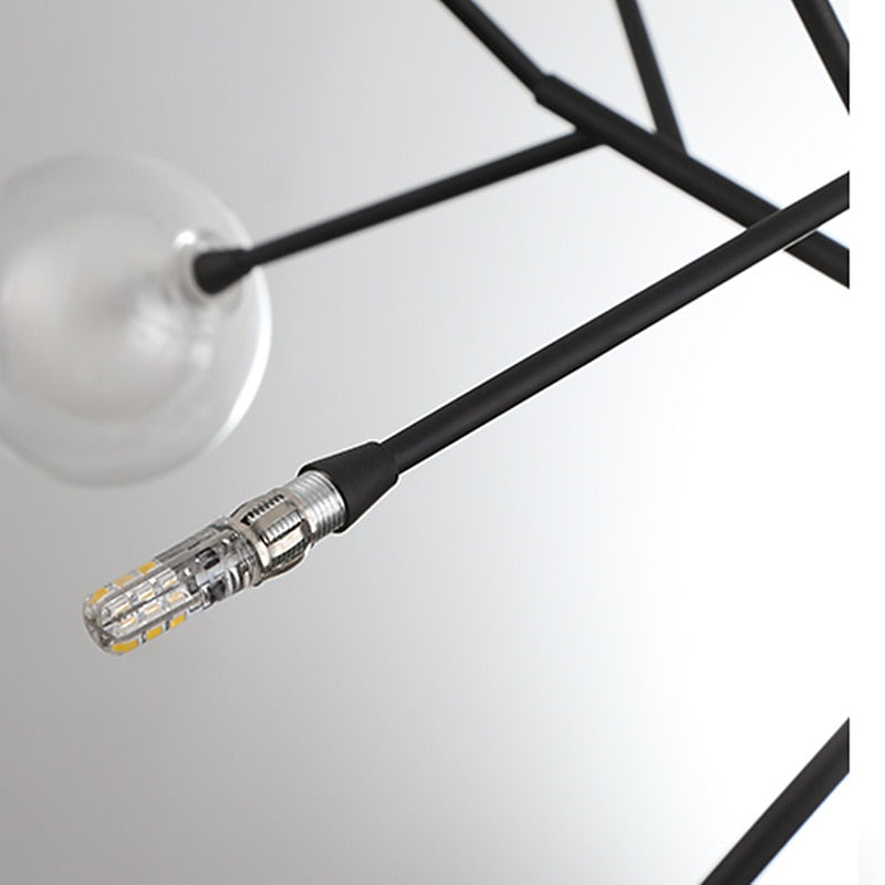 Modern Metal Sputnik Chandelier
