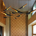 Modern Metal Blade Pendant Light