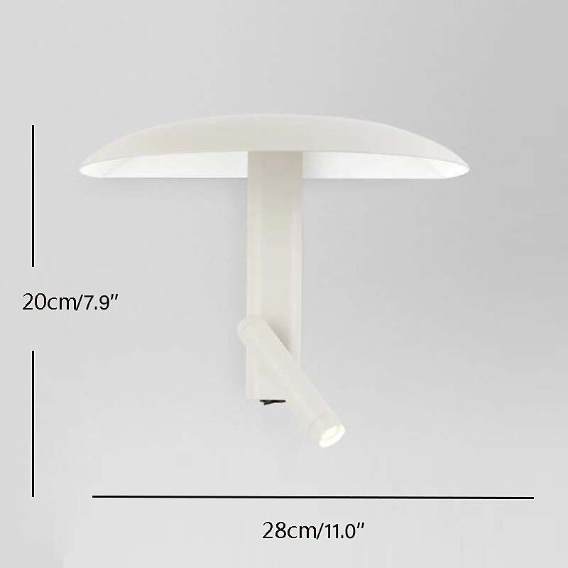 Modern Metal Mushroom Wall Light
