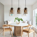 Modern Glass Cylinder Pendant Light