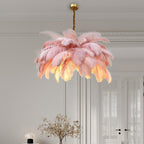 Glam Feather Feather Pendant Light