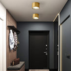 Moderne Deckenleuchte mit Metallzylinder