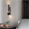 Glam Metal Cylinder Wall Light