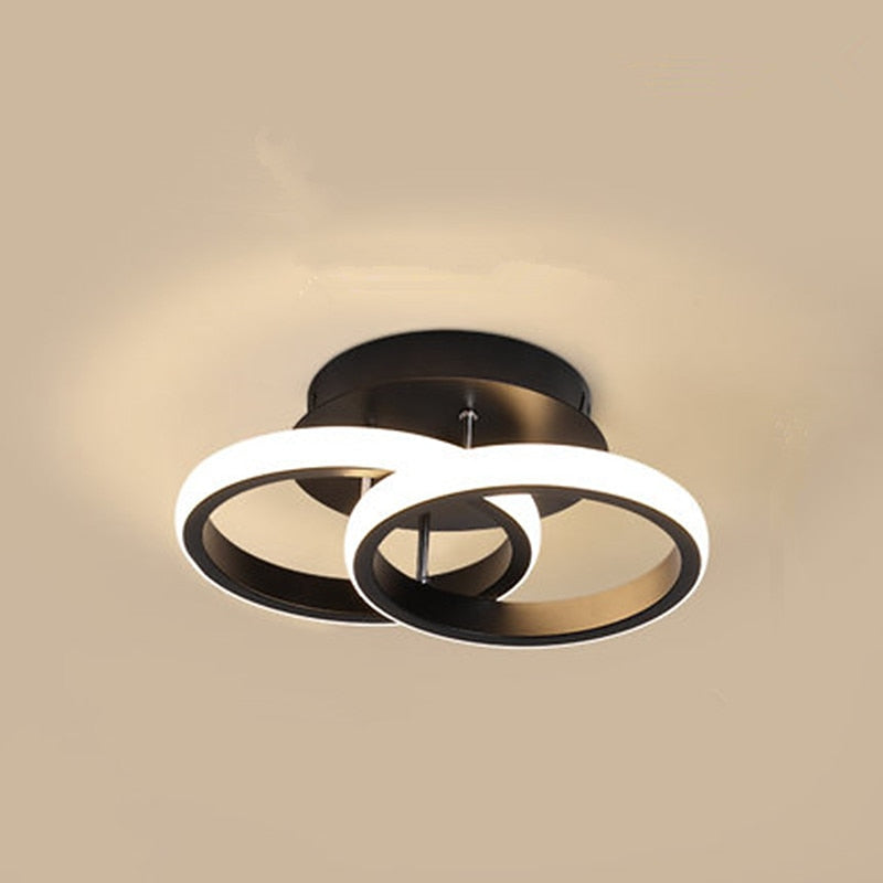 Modern Metal Ring Ceiling Light