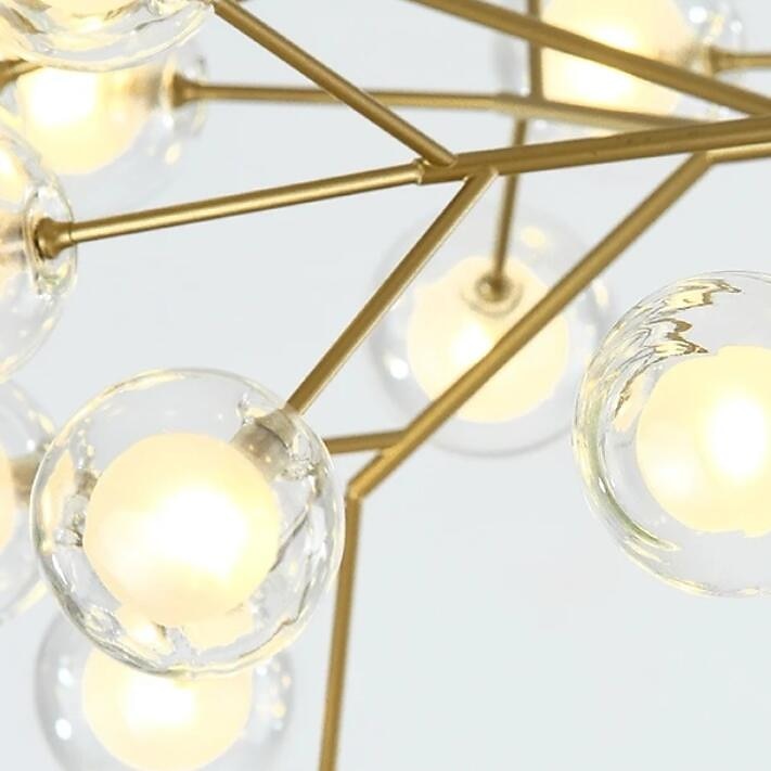 Modern Metal Sputnik Chandelier