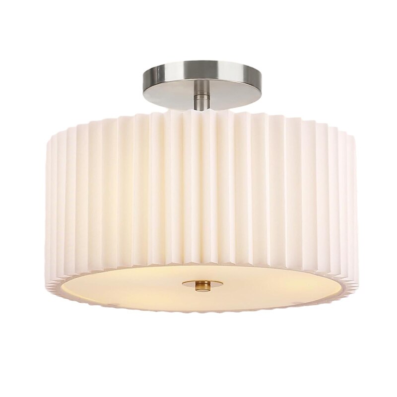 Modern Metal Drum Ceiling Light