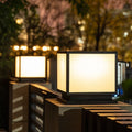Modern Metal Square Post Light