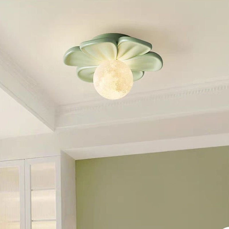 Modern Resin Flower Ceiling Light
