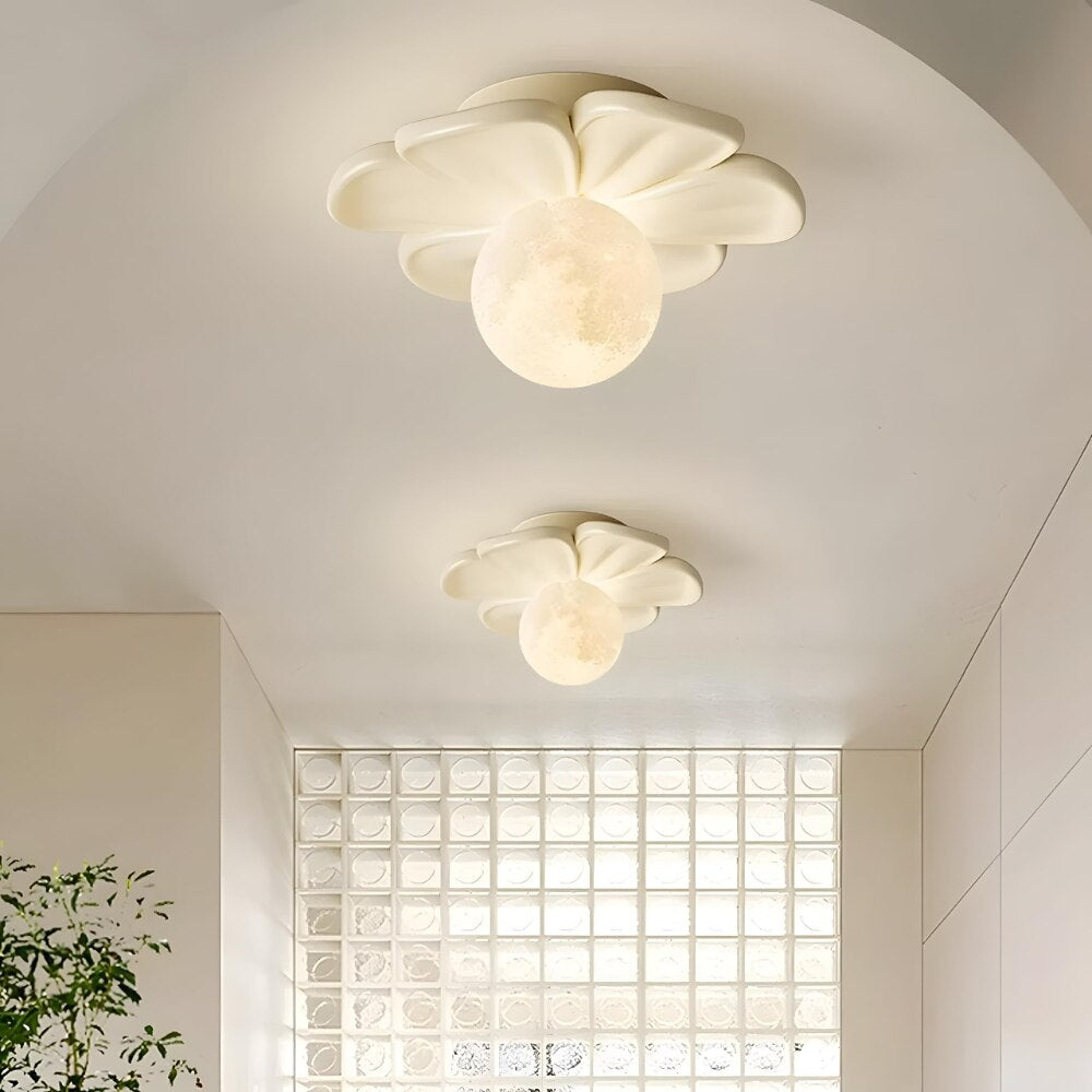 Modern Resin Flower Ceiling Light