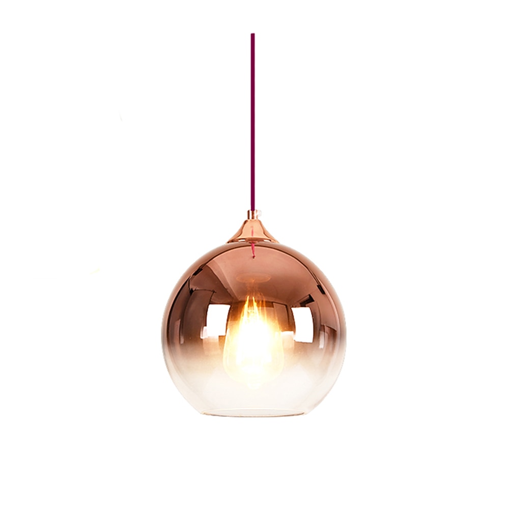 Modern Glass Globe Pendant Light