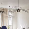 Modern Fiberglass Wireframe Pendant Light