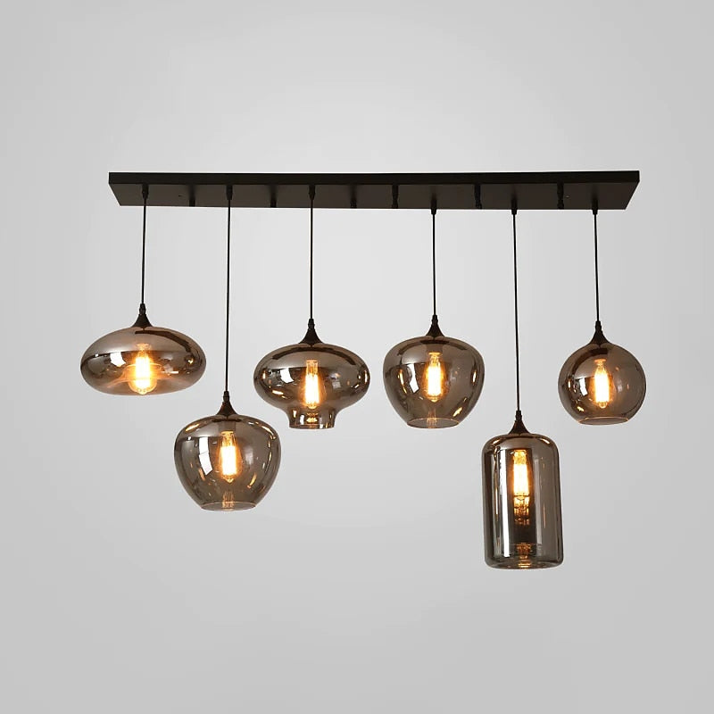 Modern Glass Globe Pendant Light