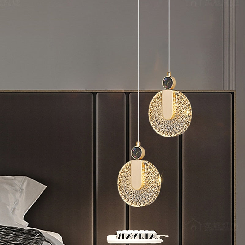 Glam Glass Ring Pendant Light
