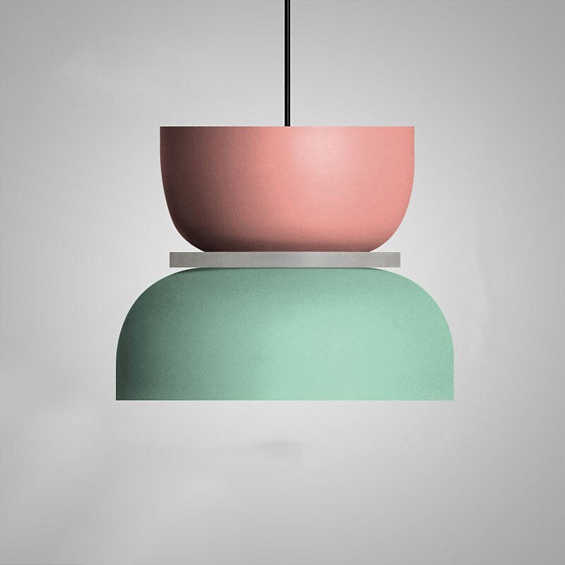Modern Metal Cylinder Pendant Light